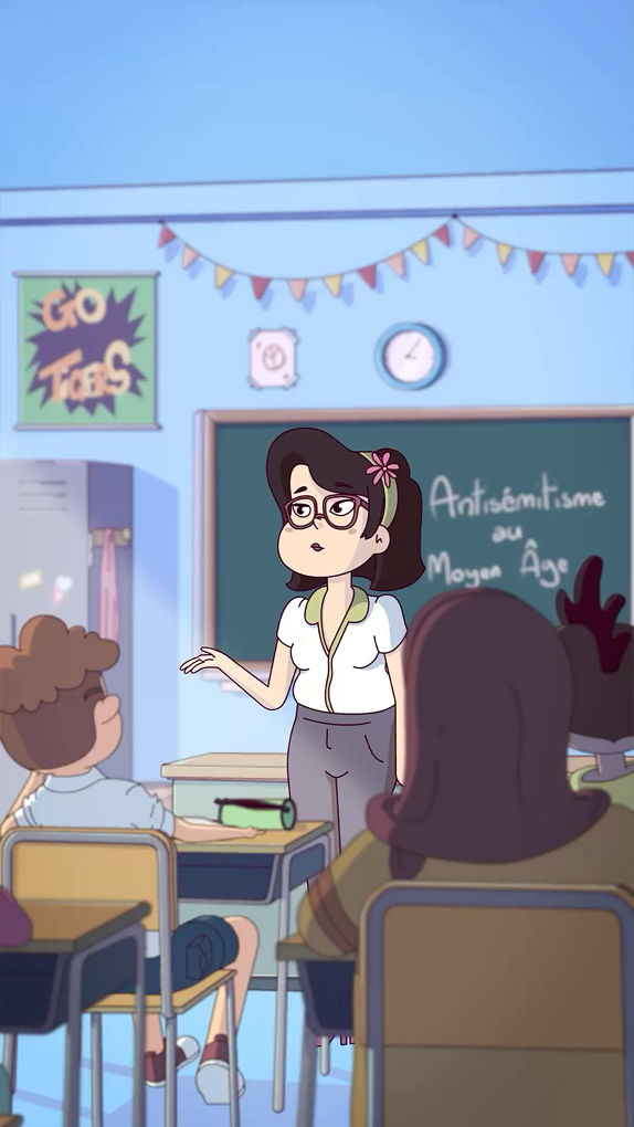 En classe
